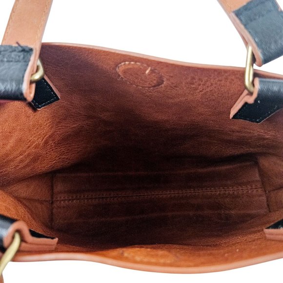 Bass Womens Tote Black Pebbled Faux Leather Shoulder Bag Option Coin Purse - Picture 10 of 10